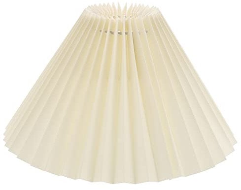Hemobllo Plissee Lampenschirm Zubehör Faltbarer Stoff Lampenschirm Für Tisch- Und Stehlampen Schlafzimmerbeleuchtung 7.5X7.5X6.3 Zoll