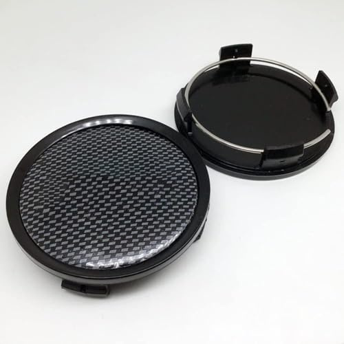VODHXA 4 Stück Nabendeckel für OZ Racing 75mm, Wasserdicht Staubdicht Radnabendeckel, Nabenkappen Auto Felgendeckel, Felgenkappen Center Caps, Auto Zubehör