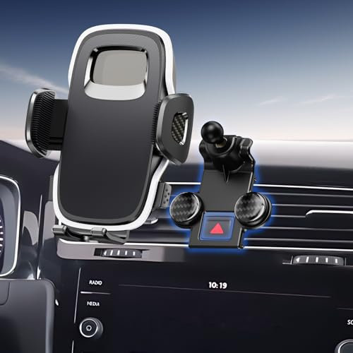 PANPHEN Supporto per telefono da auto per Volkswagen Golf 2014, 2015, 2016, 2017, 2018, 2019, 2020, accessori da golf, supporto regolabile a 360 gradi per tutti gli smartphone e GPS da 4,7-7 pollici