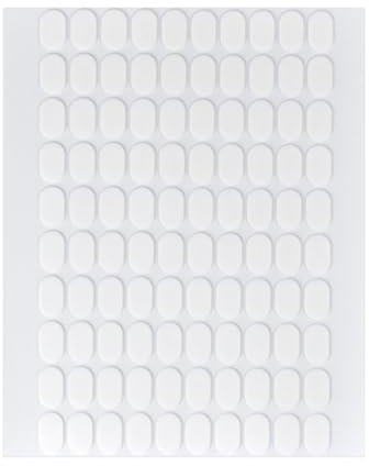 Doppelseitiges Klebeband, selbstklebend, für Poster, klebrige Knete, transparent, für Festival-Dekorationen, 100 Stück