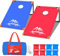 OBOVO Tragbar Cornhole Spiel Outdoor Cornhole Säckchen mit PVC gerahmt, 8 Bohnensäcke und Tragetasche für Kinder/Erwachsene, Hinterhof, Rasen, Strand Spiele Camping Corn Hole Strandspiele