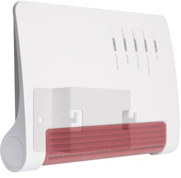 shinar Kompatibel mit Metall-Wandhalterung für Fritz!Box Router – Robuste Montage für alle Modelle inkl. Befestigungsmaterial Schrauben und Dübel mit Kabelmanagement