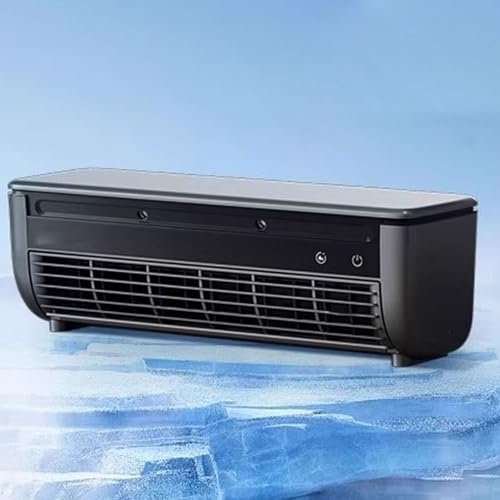 Aire Acondicionado Ventilador Pared Sin Unidad Exterior Diseño De Rociador Con Control Remoto Se Puede Colgar O Colocar De Pie Ac Portatil 220 V(Black)