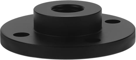 Abaodam Aluminiumlegierung Mikrofon Wandhalterung Flansch Halterung Stabile Montage für Desktop und Wand Vielseitiger Mikrofonständer für Verschiedene Aufnahmegeräte