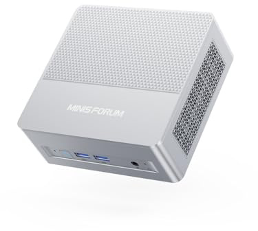 MINIS FORUM X1-Lite 255 Mini PC mit AMD Ryzen 7 255 (8C/16T),64GB DDR5-RAM 1TB M.2 SSD, HDMI 2.1/DP 1.4/USB 4.0 4K-Videoausgang, 2,5G LAN, Wife 6e, Bluetooth 5.2 und AMD Radeon 780M Grafikkarte