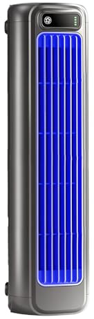 2026 New Portable Air Conditioner Cooling Fan Quiet, Cooling Fan with 3 Speeds & LEDTouch Screen, UsB Charging AirConditioner for Bedroom Office Home (Black)