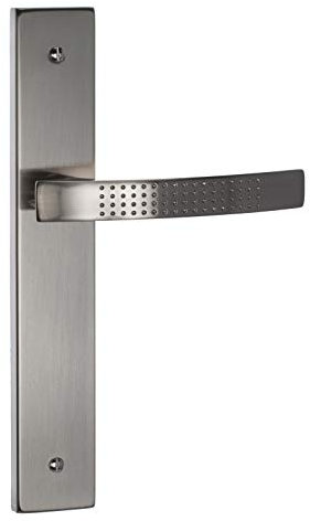 Ensemble Poignée de porte elona nickel mat Sans Trou