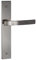 Ensemble Poignée de porte elona nickel mat Sans Trou