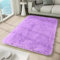 TAPISO Silk Teppich Shaggy rutschfest Lila Einfarbig Antirutsch Hochflor Langflor Weich Modern Schlafzimmer Wohnzimmer Bedvorleger ÖKO-TEX 160 x 230 cm