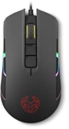 Krom Kolt - Ratón de Gaming, Color Negro