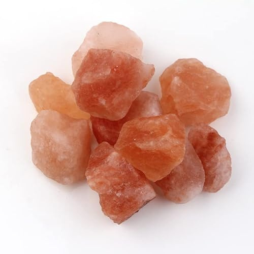 100 g storpack rå grov kristall kvarts naturlig sten ametist citrin fluorit mineralprov trädgårdsdekor, orange saltsten