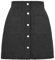 Kuukaas Cordrock Damen Kurz Rock Damen für Herbst & Winter Minirock Damen A Linie Winterrock Damen mit Taschen Schwarz S