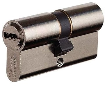 Vachette Cylindre VELIX 45x45 Double Entrée - Finition Nickelée - Résistance Bumping, Perçage et Crochetage - 5 Clés Réversibles, Carte de Propriété et Brevet Exclusif jusqu'en 2036 - Garantie 2 Ans