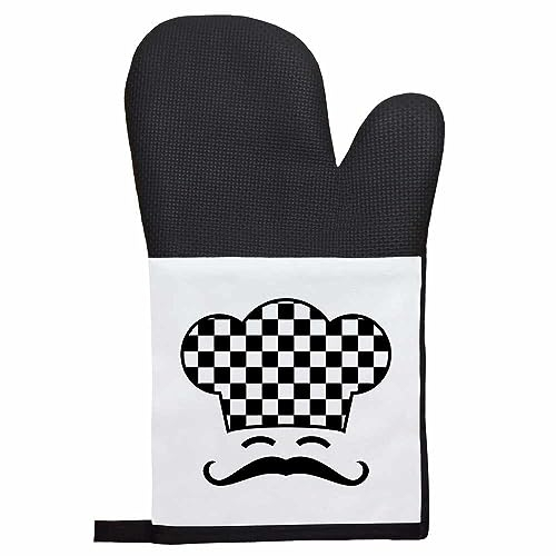 'Stylised Chef's Head' Oven Glove/Mitt (OG00015888)