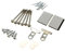 ADEPEM A VOS MARQUES, PRÊT, REPAREZ ! Kit fixation facade habillage 00618833 pour Lave-vaisselle Intégré - Dishwasher Facade Kit - Lave-vaisselle
