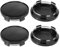UEAVOID 4 Stück Universal Radnabenkappen Hochwertiges ABS Polierte Oberfläche Kompatibel mit VW und Audi Alufelgen (OD 60mm ID 56mm) (Schwarz)
