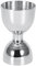 Aladeno Jigger 30 ml 60 ml Premium 304 Edelstahl Double End Cocktail Jigger Exquisiter Jigger für Barkeeper 3,8 Unzen Markierungen Cocktail-Messbecher Barzubehör (Silber)