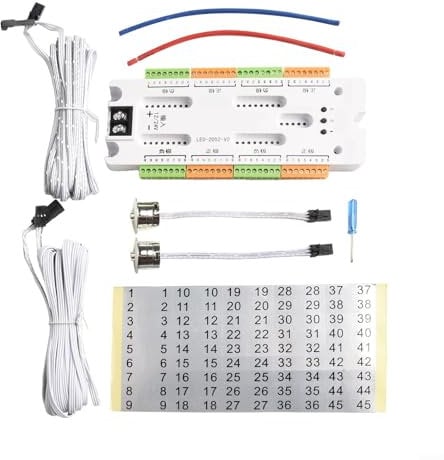 Advokingtap Intelligent Motion Sensor LED Stair Lighting Kit, 32-channel Stair Sensor For Indoor LED Stair Lights LED Step Lights