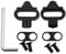 ASIRYVA 2 Pcs SPD Cleats for cycling shoes, Durable Metal, Compatible with MTB & Road Pedals, Black