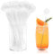 80pcs Reusable Cocktail Stirrers Plastic Drink Stirrers Swizzle Sticks Whiskey Stirrer Transparent 7inch 18cm Plastic Stirring Sticks Disc Stirrers Cocktail Swizzle Sticks for Drinks Mixing