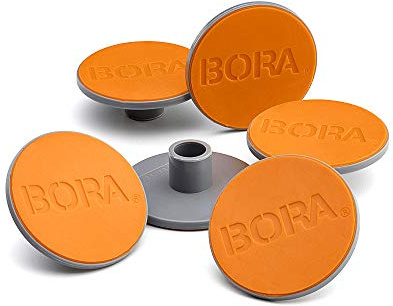 Bora 6-Pc Non-Slips Set for Centipede Work Stands, CA0606 | Fits P-Tops on struts, compatible with CK4S, CK6S, CK9S, CK15S - standard 3/4 in. bench dog holes