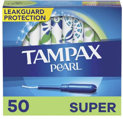 Tampax Plastic Super Absorbency Tampons - Unscented - 50 Ct
