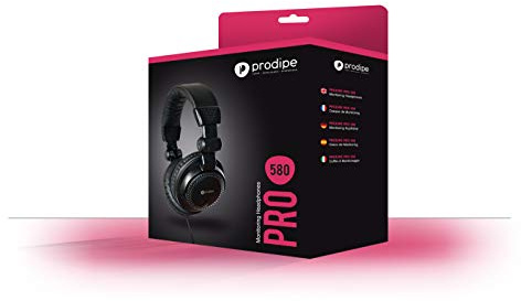 Prodipe 60032 Professional 580 Kopfhörer, schwarz