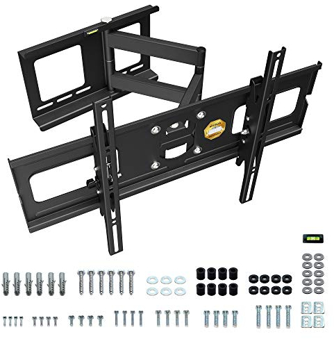 RICOO Soporte TV Pared Giratorio Inclinable Televisión 40-75 (102-191cm) R05 Brazo articulado Televisor LED/LCD/Curvo VESA 300x200-600x400