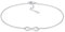 Elli Fußschmuck Damen Fußkettchen Infinity Elegant in 925 Sterling Silber