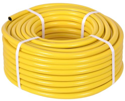 HydroSure Flexible Garden Hose Pipe - 13mm x 50m Durable 3 Layer Anti-Kink Made In The UK