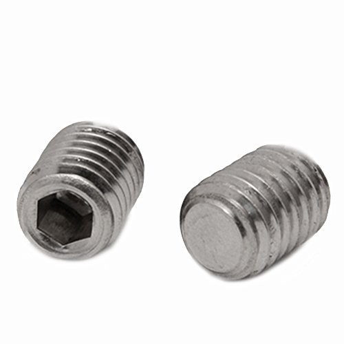 1 Stück Gewindestift M10 X 10 mit Innensechskant u. Kegelkuppe DIN 913 Edelstahl A2