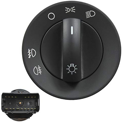 Lichtschalter Hauptlichtschalter Nebelscheinwerfer Scheinwerferschalter 6Q0941531C NEU