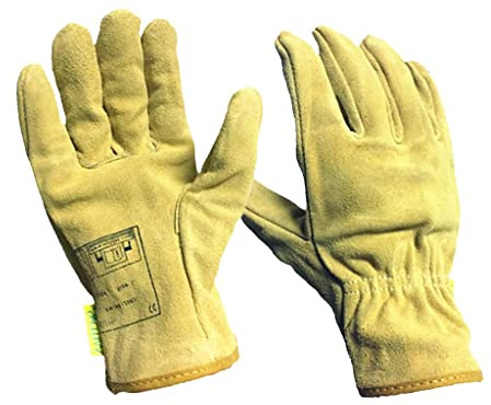 Kurz Schweißhandschuhe Hellgelb