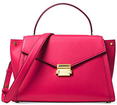 MICHAEL Michael Kors Whitney Large Top Handle Satchel (Rose Pink)