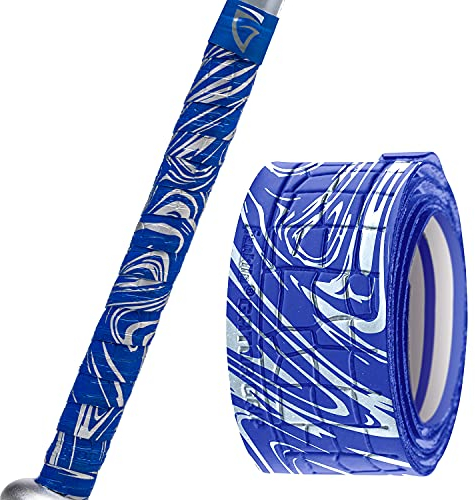 Franklin Sports Gator Grip - AW5000 Gator Grip - Baseball Bat Grip Tape - Royal/Chrome