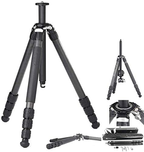 Marsace MT-2543S 51.18'' Carbon Fiber Camera Tripod,Professional Camera Tripods 4 Sections,10 Layers Carbon Fiber 29mm Leg Tube,Compatible with Canon, Nikon, Sony DSLR Camcorder Video Photography