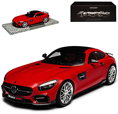 Mercedes-B AMG GT S Bra-Bus 600 Coupe Rot Ab 2014 limitiert 333 Stück 1/18 Minichamps Modell Auto mit individiuellem Wunschkennzeichen