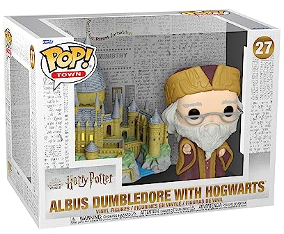 Funko Pop! Town: HP Anniversary - Albus Dumbledore mit Hogwarts - Harry Potter - Vinyl-Sammelfigur - Geschenkidee - Offizielle Handelswaren - Spielzeug Für Kinder und Erwachsene - Movies Fans