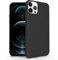 N NEWTOP Cover Compatibile con Apple iPhone 12 PRO Max, Custodia TPU Soft Gel Silicone Ultra Slim Sottile Flessibile Case Posteriore Protettiva (Nero)