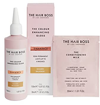 The Hair Boss Golden Balayage - Tratamiento semipermanente para 6 lavados, 150 ml