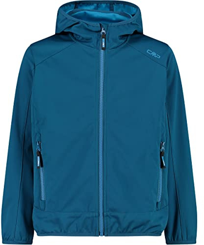 CMP, Softshell jacket with fixed hood, DEEP LAKE, 140, M916