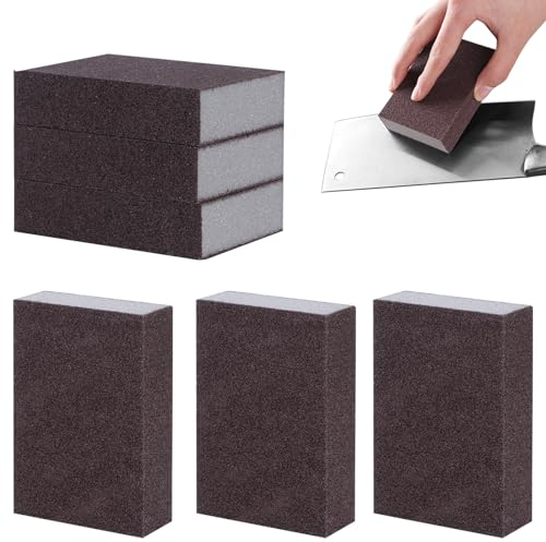 6 Piezas de Esponja Mágica de Limpieza, Nano Esponja Emery Cepillo Borrador Scrub Esponja de óxido para Ollas y Sartenes Lijado Bloque de Cocina Plato Esponjas