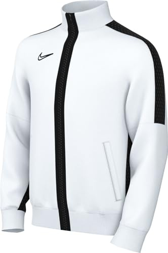 Nike Mixte Enfant Y Nk Df Acd23 Trk Jkt Knit Soccer Track Jacket, White/Black/Black, L EU
