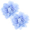 SEWACC Vorhangkrawatte Vorhang Raffhalter Rosen 2Pcs Vorhang Tieback Clips Blumenvorhang Clip Vorhang Tiebacks Blumenvorhang Krawatten für Home Office Dekoration (Himmelblau)