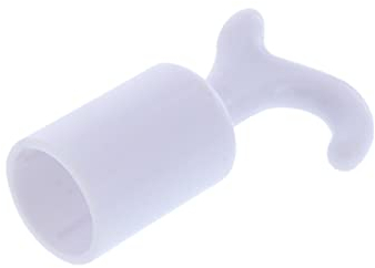 FEPS Tool Stockhaken FE-SH001 weiß Ziehhaken Kunststoff ideal für Bodentreppen