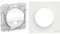 Schneider Electric - Odace Blanc, prise optique 1 sortie, à compléter avec une traversée VDIB6072001 - S520404 & S520702 Plaque 1 poste Odace Styl Blanc