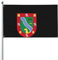 Escudo de Armas del Sáhara Español 3x5ft Patio Jardín Bandera Decoración interior Bandera impresa de un solo lado