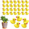 YSTrillion Mini Ente Figuren,100 Stück Enten Miniatur Resin Enten,Harz Enten zum Basteln für DIY Potting Micro Landschaft Dekorationen Lieferungen