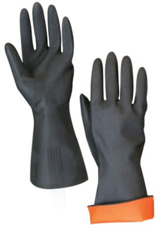 Buystarget Household Long Sleeve Rubber Gloves Latex Washing Kitchen Dishes Cleaning