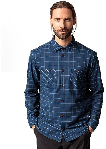 VAUDE Hemd Marke Modell Me Jerpen LS Shirt IV, Dark Sea, S